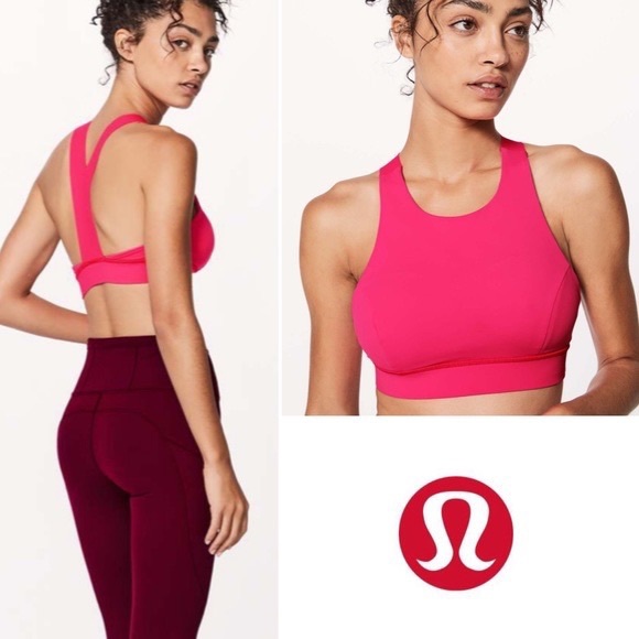 Lululemon Fast & Free Bra (Nulux) Color Razzle - Picture 2 of 8
